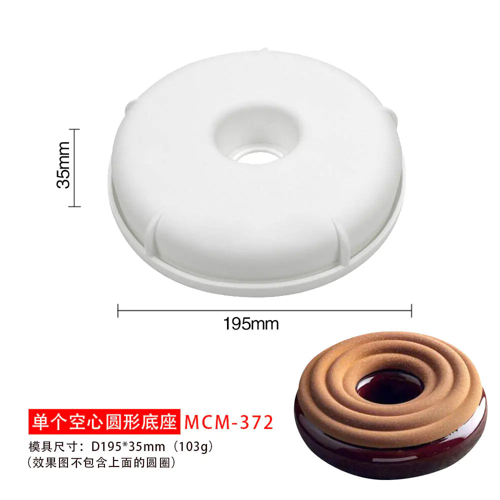 7-Inch Silicone Cake Mold for DIY Chocolate Baking