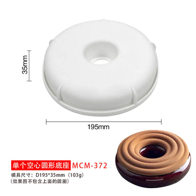 7-Inch Silicone Cake Mold for DIY Chocolate Baking