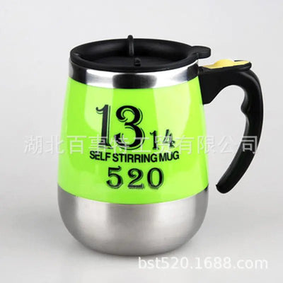 304 Stainless Steel Automatic Stirring Coffee Mug - Lunqara