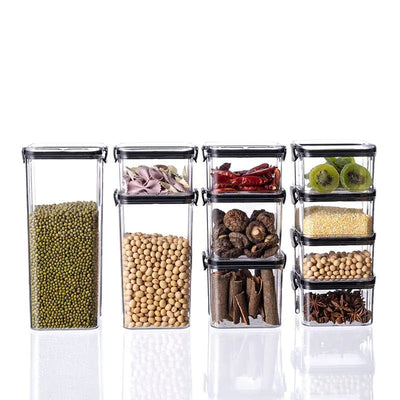 Food - Grade Plastic Sealing Jar for Snacks and Storage - Lunqara