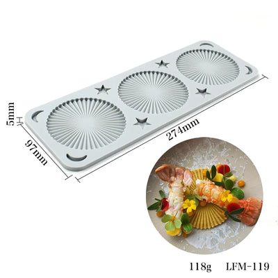 Silicone Leaf and Flower Molds for DIY Desserts