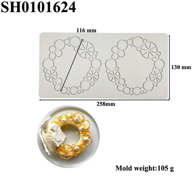 Silicone Leaf-Shaped Platter Molds for Desserts - Lunqara 