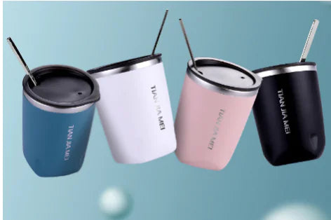 Double-Layer Insulated Stainless Steel Travel Mug - Lunqara 