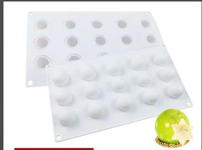 Silicone Mousse Cake Mold for French Desserts and Ice Cream - Lunqara