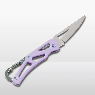 Mini Folding Key Knife - Stainless Steel Outdoor Tool