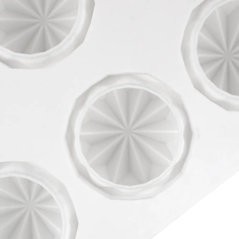 French Mousse Cake Mold 8-Cavity Silicone Baking Tool - Lunqara 