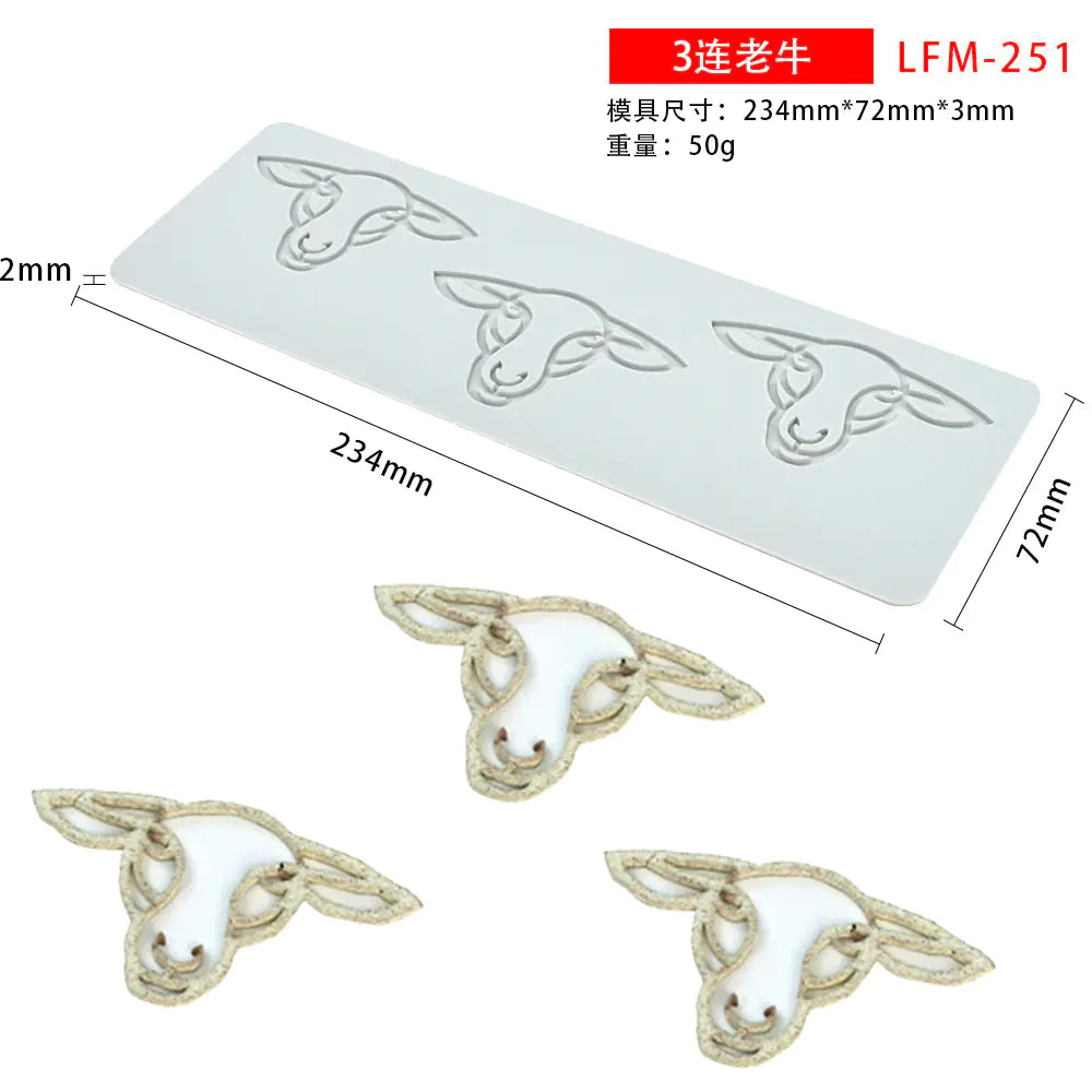 Pineapple Fruit Crisps Silicone Lace Mat for Baking