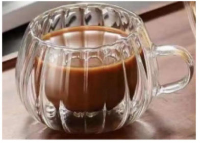 Creative Double-Wall Borosilicate Glass Coffee Mug - Lunqara 