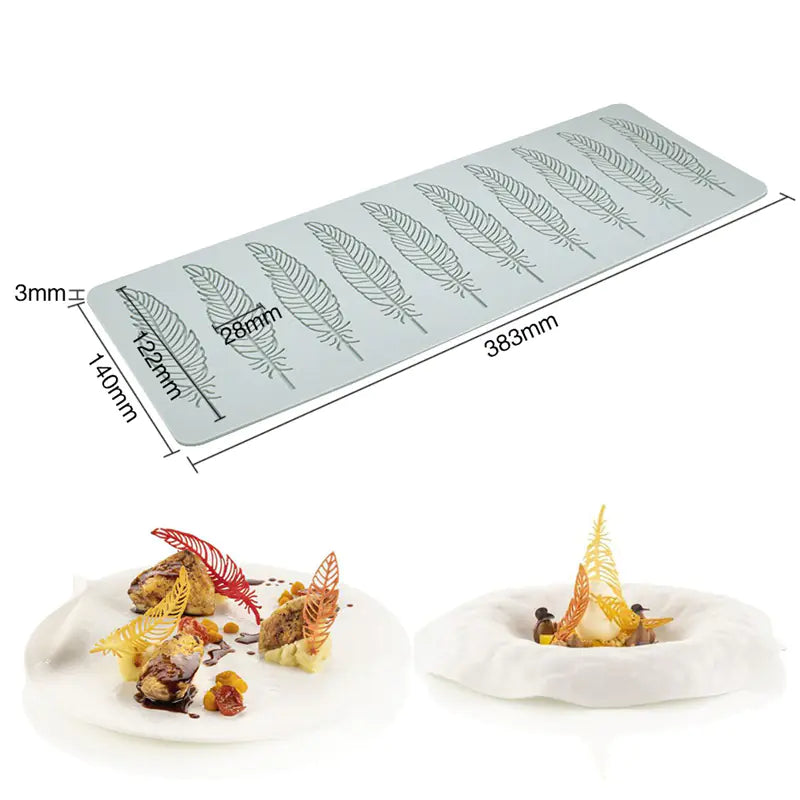 New Silicone Geometric Oval Lace Mat for Cake Decor