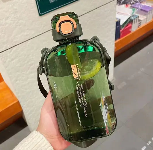 Large Capacity Sports Kettle with Lanyard - Lunqara 