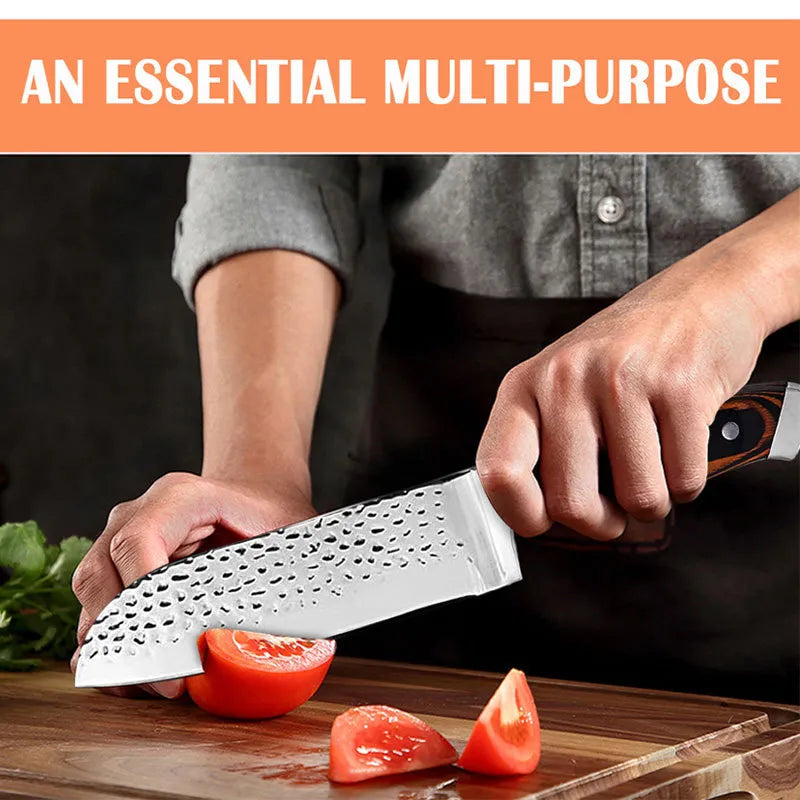 15-Piece Stainless Steel Kitchen Knife Set