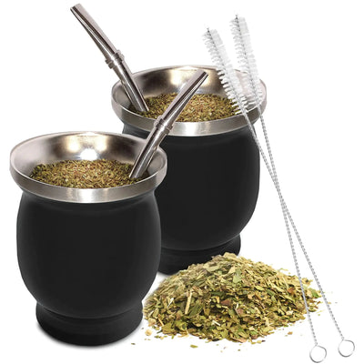 Stainless Steel Gourd Tea Cup from Argentina - Lunqara 