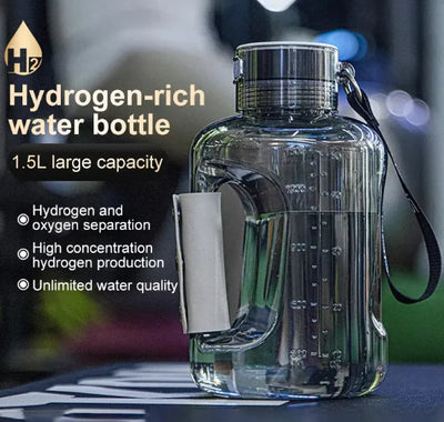 Large Capacity Hydrogen-Rich Portable Water Bottle, 1500ml - Lunqara 