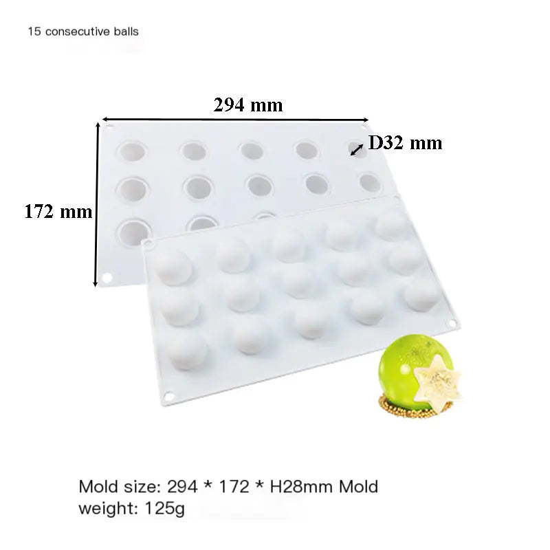 New Ocean Shell Silicone Mousse Cake Mold for Baking