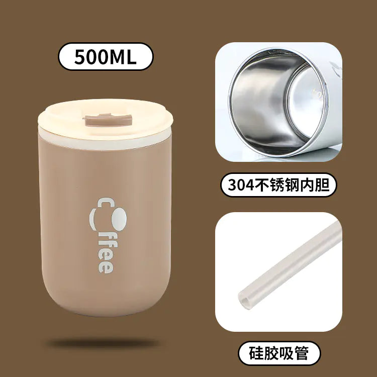 Double-Layer Insulated Stainless Steel Travel Mug - Lunqara 