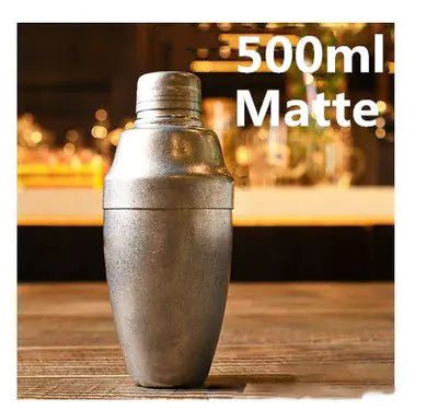 304 Stainless Steel Boston Cocktail Shaker with Design - Lunqara