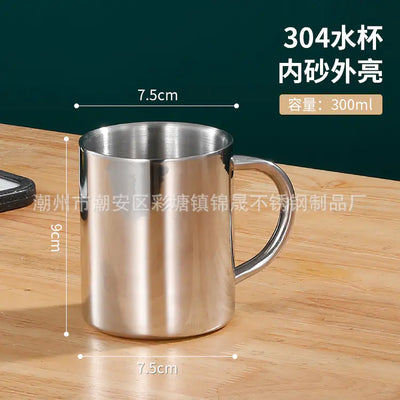 Double-Layer Insulated 316 Stainless Steel Mug with Lid
