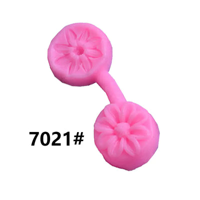 New Clover Butterfly Flower Silicone Mold for Cake Decor