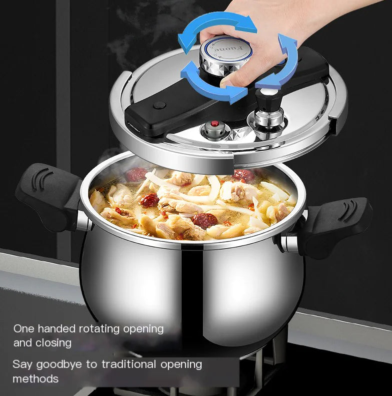 24cm Explosion-Proof Pressure Cooker, 304 Stainless Steel
