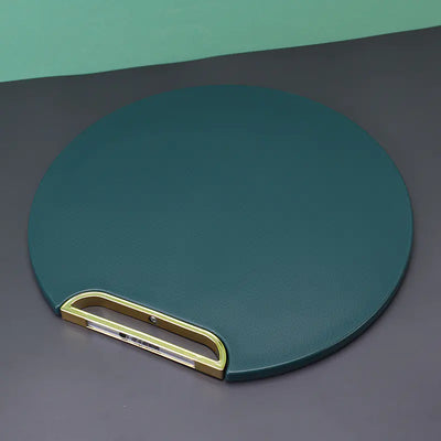 Green Round Plastic Cutting Board for Vegetables & Fruits