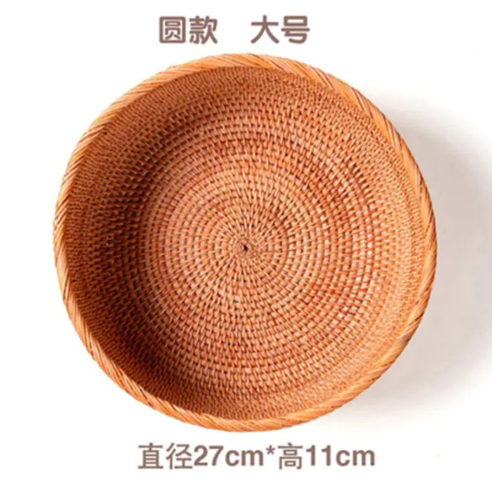 Handmade Vietnamese Wicker Candy Basket Set (3 Pieces) - Lunqara 