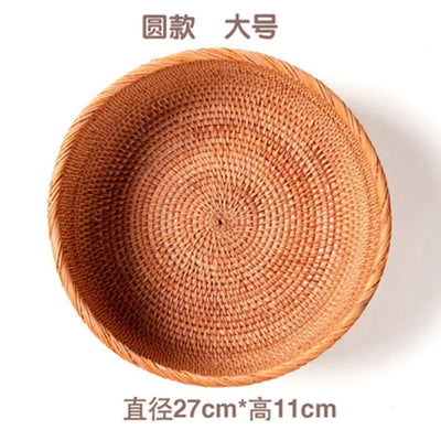 Handmade Vietnamese Wicker Candy Basket Set (3 Pieces) - Lunqara 