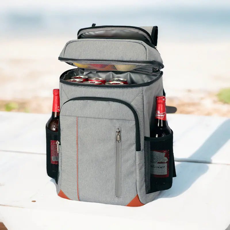Large Capacity Insulated Backpack for Outdoor Picnics - Lunqara