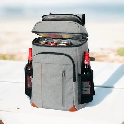 Large Capacity Insulated Backpack for Outdoor Picnics - Lunqara