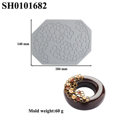 Silicone Leaf-Shaped Platter Molds for Desserts - Lunqara 