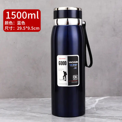 Stainless Steel Insulated Tea Cup 1000ml for Outdoors - Lunqara 