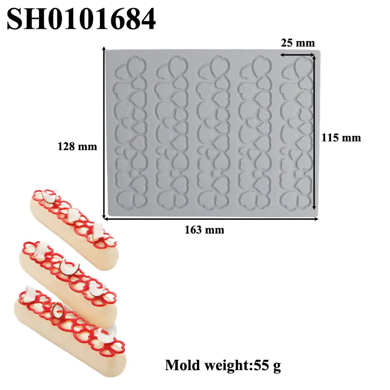 Silicone Leaf-Shaped Platter Molds for Desserts - Lunqara 