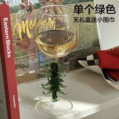 3D Christmas Tree Glass Cup - Creative Highball Gift