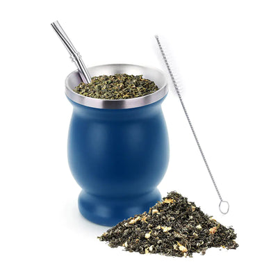 Stainless Steel Gourd Tea Cup from Argentina - Lunqara 
