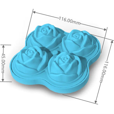 Silicone Ice Cube Tray Set - Food Grade Honeycomb Design - Lunqara