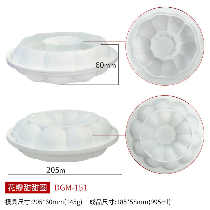 Single Silicone Mold for Donut Mousse Cake, DIY