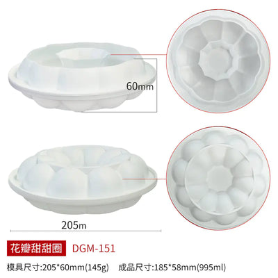 Single Silicone Mold for Donut Mousse Cake, DIY