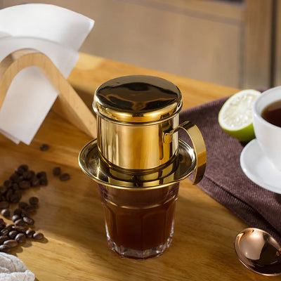 Vietnamese Drip Coffee Pot and Filter Set - Lunqara 
