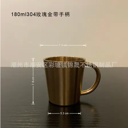 Double-Layer Insulated 316 Stainless Steel Mug with Lid