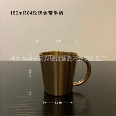 Double-Layer Insulated 316 Stainless Steel Mug with Lid