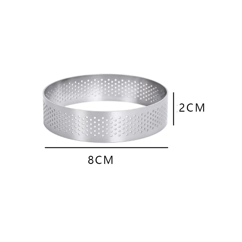 304 Stainless Steel Mousse Ring Mold for Baking - Lunqara