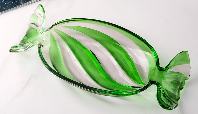 Creative Crystal Glass Fruit Bowl for Kitchen Use