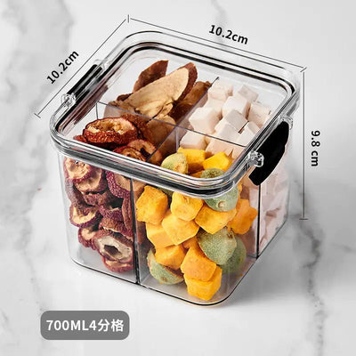 Food - Grade Plastic Sealing Jar for Snacks and Storage - Lunqara