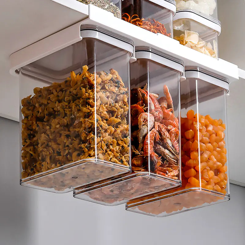 Wall-Mounted Rice Bucket for Whole Grains Storage