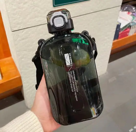 Large Capacity Sports Kettle with Lanyard - Lunqara 