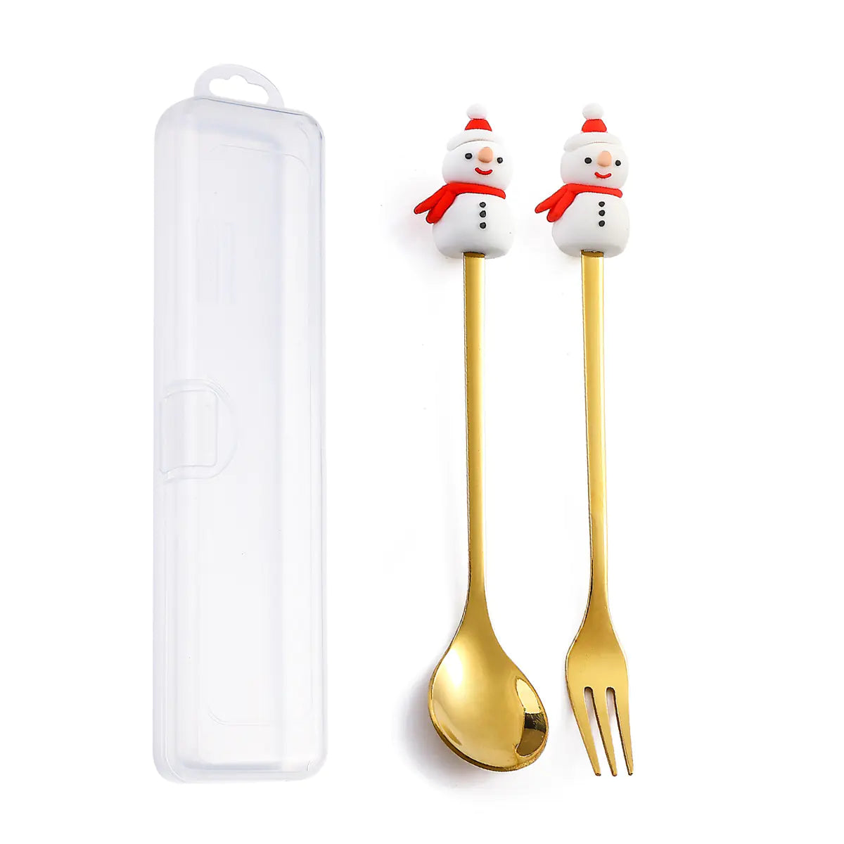 Stainless Steel Christmas Spoon Set with Forks