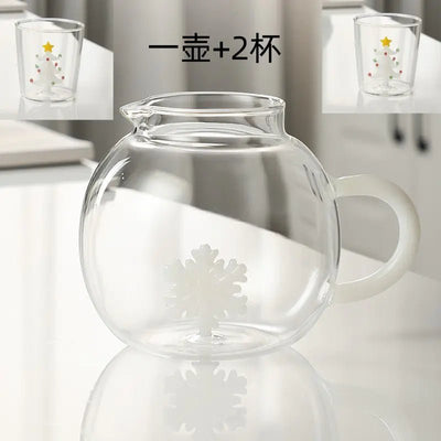 Cute Big Belly Cold Water Jug with Animal Farm Design - Lunqara