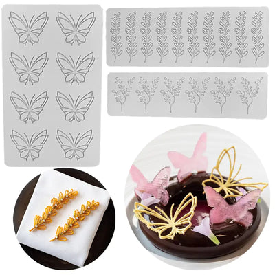 New Silicone Geometric Oval Lace Mat for Cake Decor