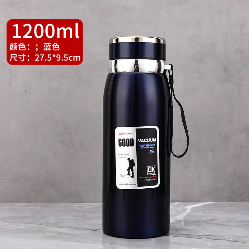 Stainless Steel Insulated Tea Cup 1000ml for Outdoors - Lunqara 