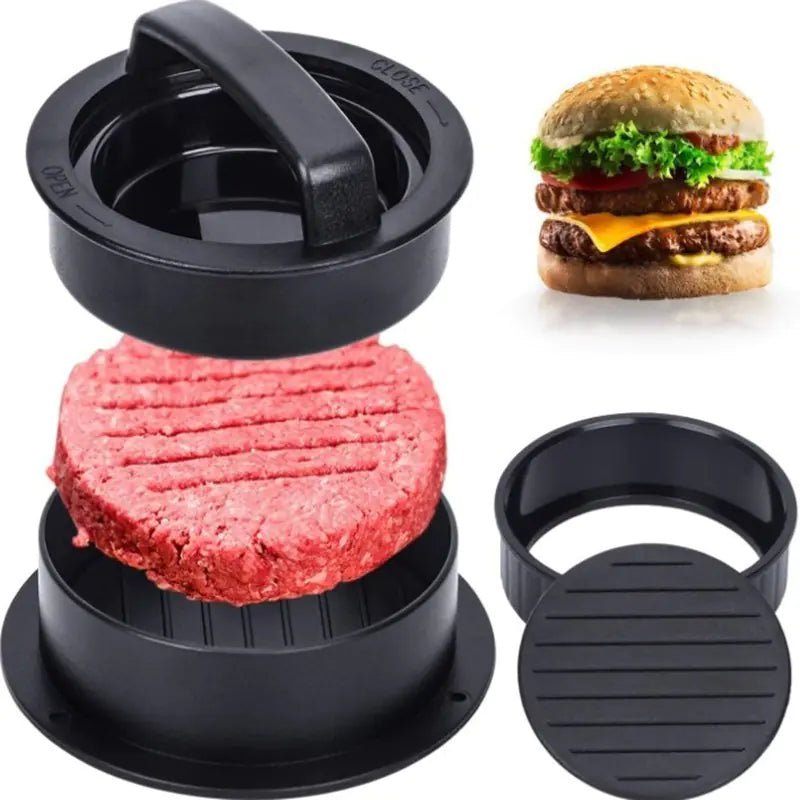 ABS Burger Press Set for Making Patties and Burgers - Lunqara