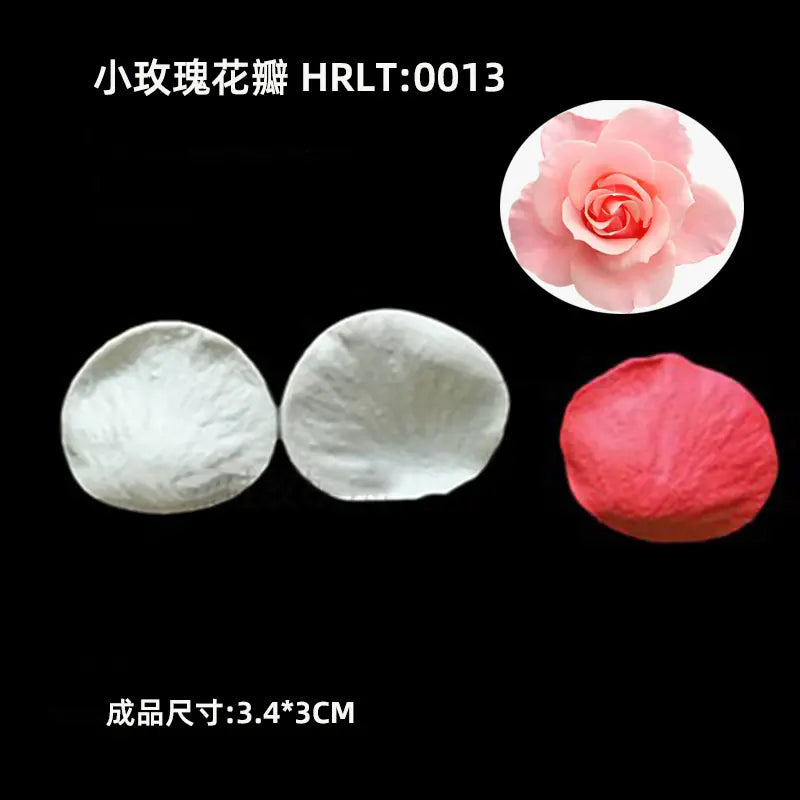 3D Silicone Molds for Leaf and Petal Decorations